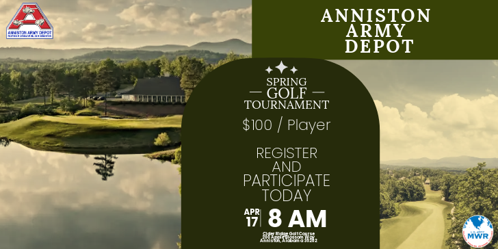 Anniston Army Depot Spring Golf Tournament